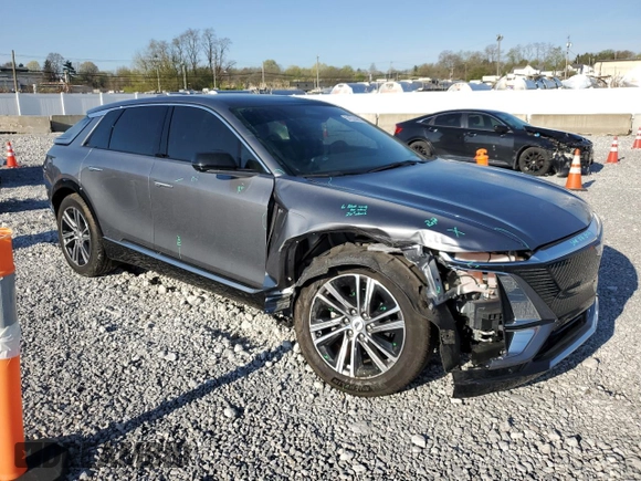 2023 Cadillac LYRIQ RWD Luxury z VIN 1GYKPMRK8PZ001087, wystawiony jako Copart lot #54224495 z przebiegiem 36 395 mil mil oraz Szkoda całkowita • Salvage title. Historia ofert i sprzedaży dostępna na DreamBid. Obrazek 4.