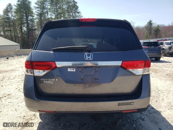 2014 Honda Odyssey LX with VIN 5FNRL5H29EB070753, listed as a Copart auction lot 54183465 with 85,104 mi miles and Clean Title. Bid and sale history available at carsss.com. Image 6.