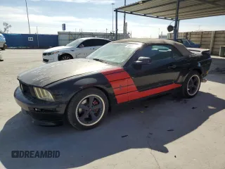2005 Ford Mustang GT Deluxe with VIN 1ZVHT85H455247309, listed as a Copart auction lot 46153465 with 138,258 mi miles and Salvage Title. Bid and sale history available at DreamBid. Image 1.