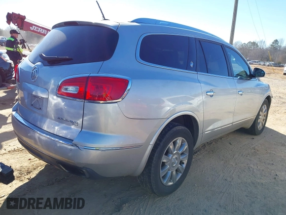 2014 Buick Enclave Leather with VIN 5GAKVBKD1EJ160428, listed as a IAAI auction lot 41353895 with 186,668 mi miles and . Bid and sale history available at DreamBid. Image 4.