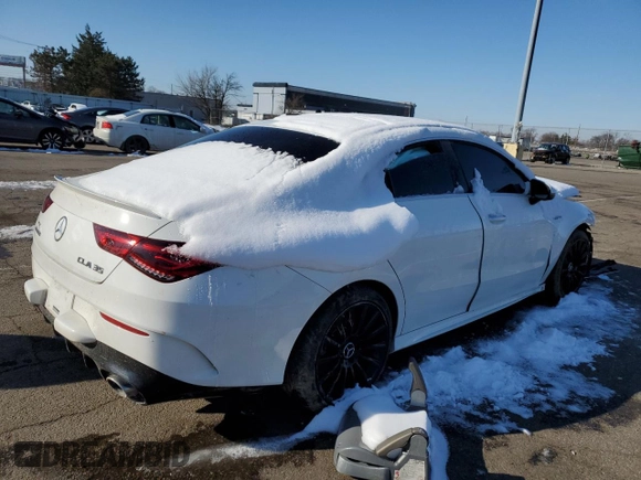 2020 Mercedes-Benz CLA with VIN WDD5J5BB8LN058630, listed as a Copart auction lot 43153604 with 0 mi miles. Bid and sale history available at carsss.com. Image 3.