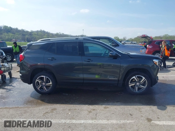 2019 GMC Terrain SLT with VIN 3GKALPEV5KL164461, listed as a IAAI auction lot 41913085 with 108,532 mi miles. Bid and sale history available at carsss.com. Image 13.