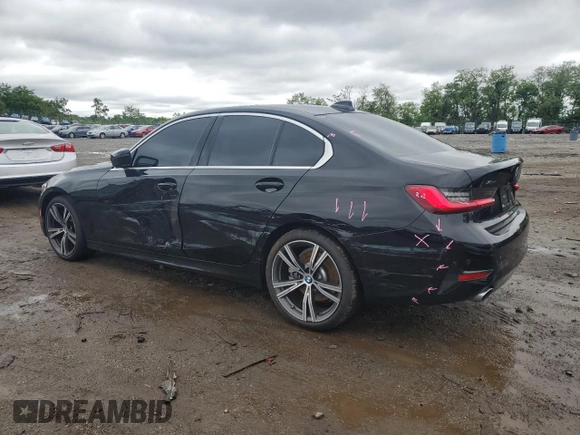 2020 BMW 3 Series 330i xDrive with VIN 3MW5R7J0XL8B31477, listed as a Copart auction lot 56384515 with 40,539 mi miles and Salvage title. Bid and sale history available at DreamBid. Image 2.