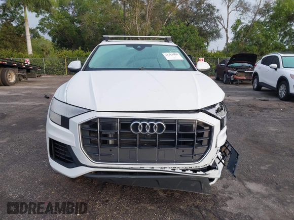 2023 Audi Q8 Premium with VIN WA1AVBF14PD015616, listed as a IAAI auction lot 41213960 with 26,102 mi miles and . Bid and sale history available at DreamBid. Image 12.