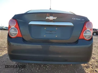 2015 Chevrolet Sonic LT with VIN 1G1JC5SG7F4132086, listed as a Copart auction lot 63196045 with 67,846 mi miles and Salvage title. Bid and sale history available at DreamBid. Image 6.