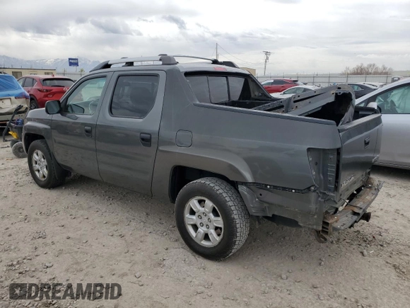 2008 Honda Ridgeline RT with VIN 2HJYK16208H525347, listed as a Copart auction lot 53288325 with 191,325 mi miles and Salvage title. Bid and sale history available at DreamBid. Image 2.