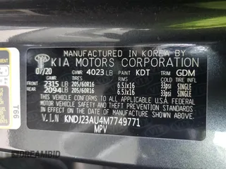 2021 Kia Soul S with VIN KNDJ23AU4M7749771, listed as a Copart auction lot 52768755 with 37,462 mi miles and Salvage Title. Bid and sale history available at carsss.com. Image 14.