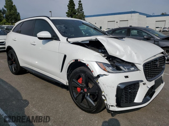 2023 Jaguar F-Pace SVR with VIN SADCZ2EE4PA708358, listed as a Copart auction lot 72276874 with 17,889 mi miles and Salvage Title. Bid and sale history available at DreamBid. Image 4.