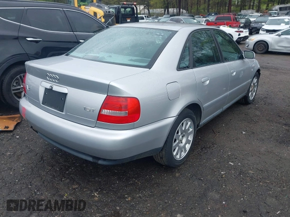 2000 Audi A4 with VIN WAUAC68D4YA172010, listed as a IAAI auction lot 41922110 with 132,251 mi miles and . Bid and sale history available at DreamBid. Image 4.