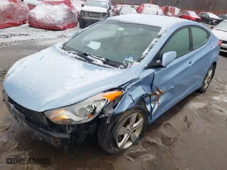 2013 Hyundai Elantra GLS PZEV with VIN KMHDH4AE8DU496607, listed as a IAAI auction lot 41432760 with 165,115 mi miles. Bid and sale history available at carsss.com. Image 19.