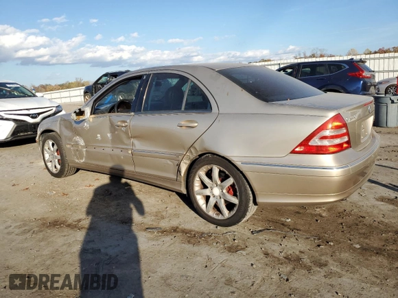2003 Mercedes-Benz C 230 Kompressor with VIN WDBRF40J43F413609, listed as a Copart auction lot 78871514 with 175,748 mi miles and Salvage Title. Bid and sale history available at DreamBid. Image 2.