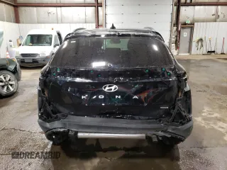 2025 Hyundai Kona SEL with VIN KM8HBCAB7SU276357, listed as a Copart auction lot 53148795 with 418 mi miles and Salvage Title. Bid and sale history available at carsss.com. Image 6.
