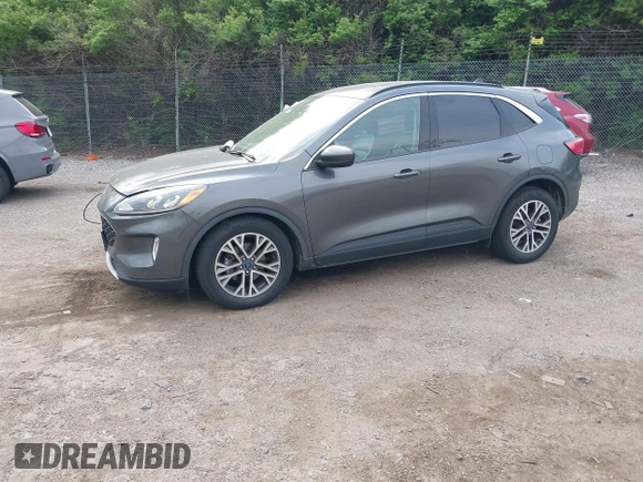 2020 Ford Escape SEL with VIN 1FMCU0H68LUA61096, listed as a IAAI auction lot 42062185 with 60,972 mi miles and . Bid and sale history available at carsss.com. Image 18.