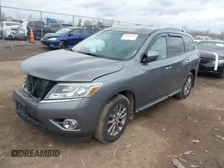 2016 Nissan Pathfinder Platinum with VIN 5N1AR2MM9GC641381, listed as a IAAI auction lot 41869911 with 166,127 mi miles. Bid and sale history available at carsss.com. Image 18.