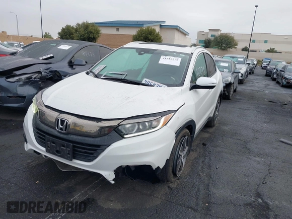 2022 Honda HR-V EX with VIN 3CZRU6H57NM750850, listed as a IAAI auction lot 41510278 with 38,814 mi miles. Bid and sale history available at carsss.com. Image 22.