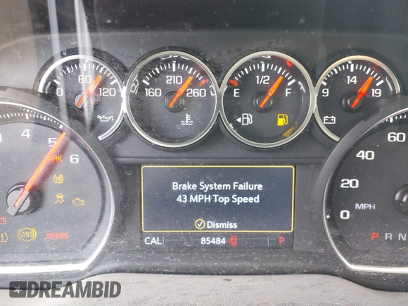 2019 Chevrolet Silverado 1500 LT with VIN 1GCRWCEK5KZ239222, listed as a IAAI auction lot 41236087 with 85,484 mi miles and . Bid and sale history available at DreamBid. Image 7.