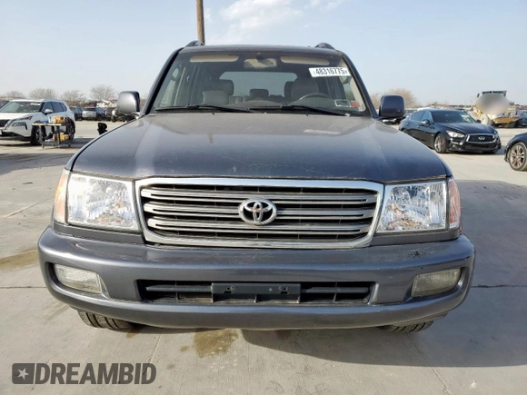 2006 Toyota Land Cruiser z VIN JTEHT05JX62090519, wystawiony jako Copart lot #48316775 z przebiegiem 144 244 mil mil oraz Czysty tytuł • Clean title. Historia ofert i sprzedaży dostępna na DreamBid. Obrazek 5.