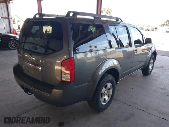 2008 Nissan Pathfinder SE with VIN 5N1AR18B58C654973, listed as a IAAI auction lot 42795855 with 197,071 mi miles and . Bid and sale history available at DreamBid. Image 4.