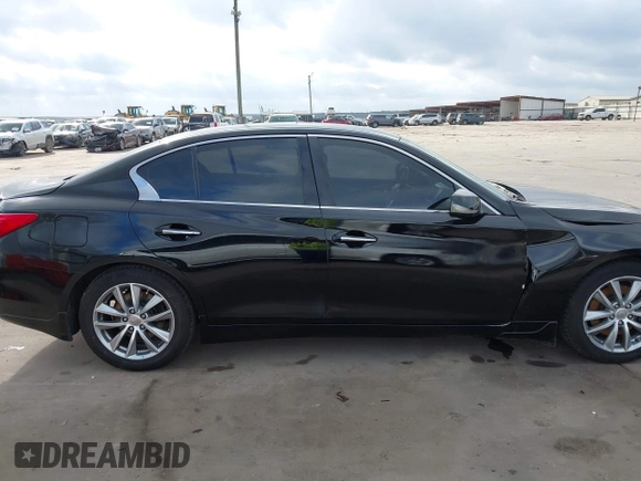 2015 Infiniti Q50 z VIN JN1BV7AP3FM335871, wystawiony jako IAAI lot #41472424 z przebiegiem 127 383 mil mil oraz . Historia ofert i sprzedaży dostępna na DreamBid. Obrazek 13.