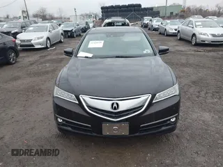2015 Acura TLX V6 Advance with VIN 19UUB3F76FA002163, listed as a IAAI auction lot 41460668 with 110,095 mi miles. Bid and sale history available at carsss.com. Image 12.
