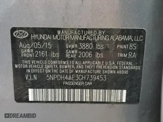 2016 Hyundai Elantra SE with VIN 5NPDH4AE3GH739453, listed as a Copart auction lot 50369545 with 154,018 mi miles and Non Repairable. Bid and sale history available at carsss.com. Image 13.