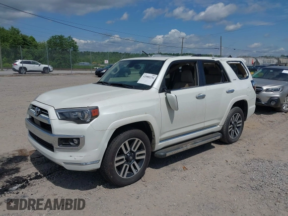 2023 Toyota 4Runner Limited with VIN JTEKU5JR9P6167936, listed as a IAAI auction lot 42080234 with 9,148 mi miles and . Bid and sale history available at DreamBid. Image 17.