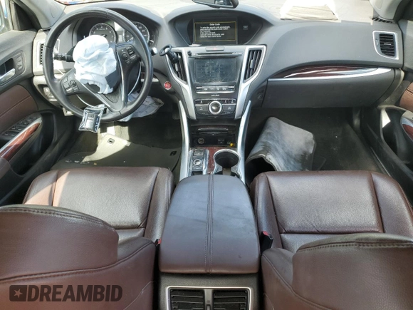 2016 Acura TLX V6 with VIN 19UUB2F37GA000219, listed as a Copart auction lot 59257515 with 119,093 mi miles and Salvage title. Bid and sale history available at DreamBid. Image 8.