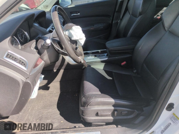 2015 Acura TLX V6 Tech with VIN 19UUB2F51FA008283, listed as a Copart auction lot 53394615 with 91,666 mi miles and Salvage Title. Bid and sale history available at carsss.com. Image 7.