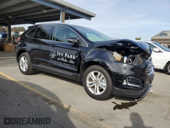 2019 Ford Edge SEL with VIN 2FMPK3J94KBC24182, listed as a Copart auction lot 45706015 with 18,828 mi miles and Salvage Title. Bid and sale history available at carsss.com. Image 4.