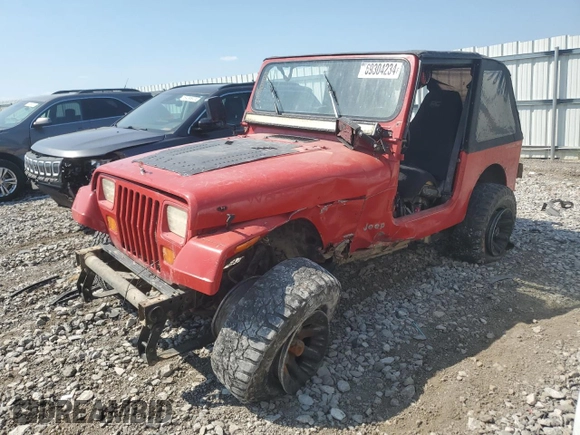 1995 Jeep Wrangler S with VIN 1J4FY19P1SP231891, listed as a Copart auction lot 69304234 with 0 mi miles and Salvage Title. Bid and sale history available at carsss.com. Image 1.