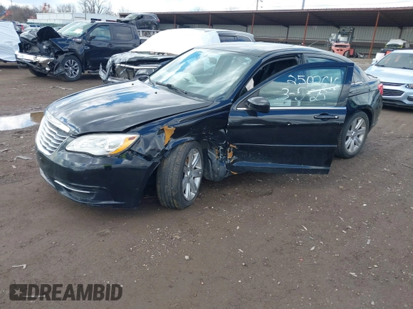 2013 Chrysler 200 Touring with VIN 1C3CCBBB7DN656174, listed as a IAAI auction lot 41817135 with 142,156 mi miles and . Bid and sale history available at carsss.com. Image 2.