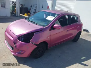 2015 Mitsubishi Mirage DE with VIN ML32A3HJ7FH031523, listed as a IAAI auction lot 41905101 with 64,107 mi miles. Bid and sale history available at carsss.com. Image 18.