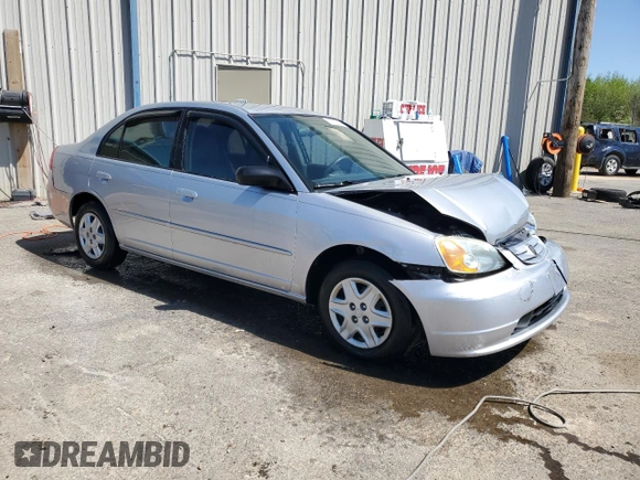 2003 Honda Civic LX with VIN 2HGES16593H543079, listed as a Copart auction lot 51772945 with 98,141 mi miles and Salvage Title. Bid and sale history available at carsss.com. Image 4.