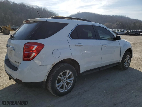2016 Chevrolet Equinox LT with VIN 2GNALCEK1G1112531, listed as a Copart auction lot 48748775 with 109,730 mi miles and Salvage Title. Bid and sale history available at carsss.com. Image 3.