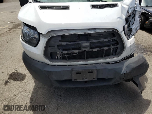 2019 Ford Transit with VIN 1FTYR2CG6KKB30997, listed as a Copart auction lot 58877554 with 43,205 mi miles and Salvage Title. Bid and sale history available at carsss.com. Image 12.