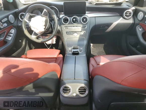 2018 Mercedes-Benz C 43 AMG with VIN 55SWF6EB6JU247434, listed as a Copart auction lot 48540115 with Not Provided miles and Salvage Title. Bid and sale history available at carsss.com. Image 8.