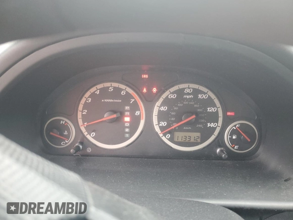 2004 Honda CR-V LX with VIN SHSRD68434U205205, listed as a Copart auction lot 50465065 with 113,312 mi miles and Salvage Title. Bid and sale history available at DreamBid. Image 9.