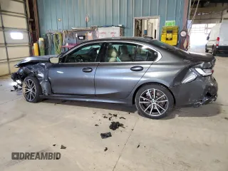 2022 BMW 3 Series 330i xDrive with VIN 3MW5R7J03N8C69445, listed as a Copart auction lot 48023605 with 0 mi miles and Salvage Title. Bid and sale history available at carsss.com. Image 2.
