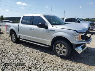 2018 Ford F-150 XL with VIN 1FTEW1EPXJFA95312, listed as a Copart auction lot 57764385 with 91,906 mi miles and Salvage title. Bid and sale history available at DreamBid. Image 4.
