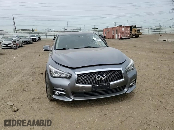 2017 Infiniti Q50 Premium with VIN JN1EV7AR9HM834868, listed as a Copart auction lot 54975165 with 109,746 mi miles and Salvage title. Bid and sale history available at DreamBid. Image 13.