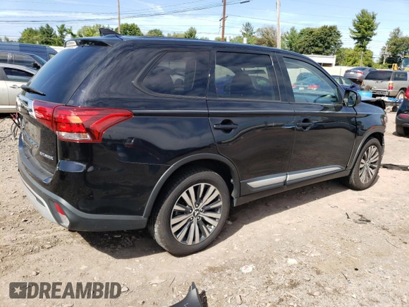 2019 Mitsubishi Outlander ES with VIN JA4AD2A35KZ036949, listed as a Copart auction lot 69938343 with 54,876 mi miles and Salvage title. Bid and sale history available at DreamBid. Image 3.