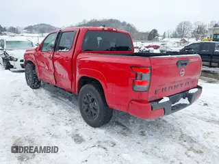 2022 Nissan Frontier SV with VIN 1N6ED1EK6NN691214, listed as a IAAI auction lot 41278521 with 55,510 mi miles and . Bid and sale history available at DreamBid. Image 3.