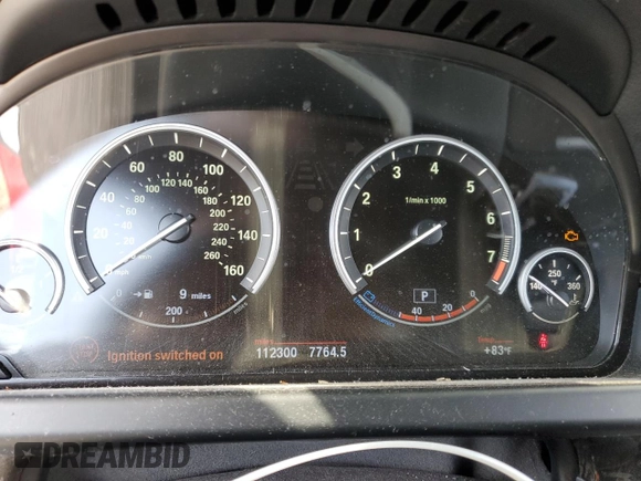 2013 BMW 6 Series 650i with VIN WBA6B2C59DDG66702, listed as a Copart auction lot 52327905 with 112,300 mi miles and Salvage Title. Bid and sale history available at DreamBid. Image 9.