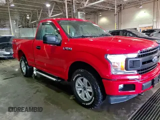2019 Ford F-150 XL with VIN 1FTMF1E5XKKD02283, listed as a Copart auction lot 50175365 with 24,391 mi miles and Salvage title. Bid and sale history available at DreamBid. Image 13.
