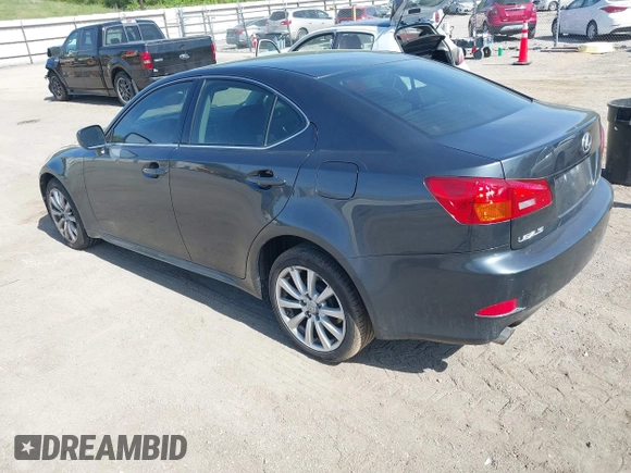 2006 Lexus IS 250 z VIN JTHCK262465007863, wystawiony jako IAAI lot #42231541 z przebiegiem 173 919 mil mil oraz . Historia ofert i sprzedaży dostępna na DreamBid. Obrazek 3.