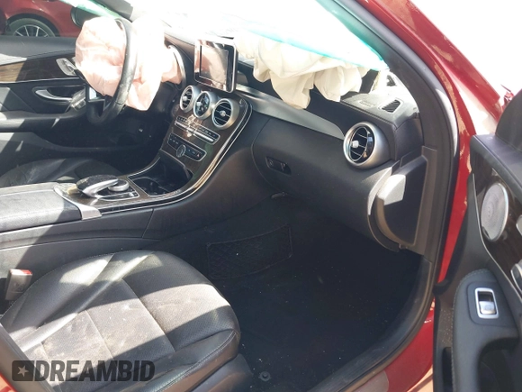 2016 Mercedes-Benz C 300 with VIN 55SWF4JB5GU156044, listed as a IAAI auction lot 41701191 with 77,056 mi miles and . Bid and sale history available at DreamBid. Image 5.