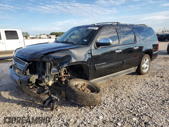 2011 Chevrolet Suburban LT with VIN 1GNSCJE03BR158949, listed as a Copart auction lot 86260394 with 197,012 mi miles and Salvage Title. Bid and sale history available at carsss.com. Image 1.