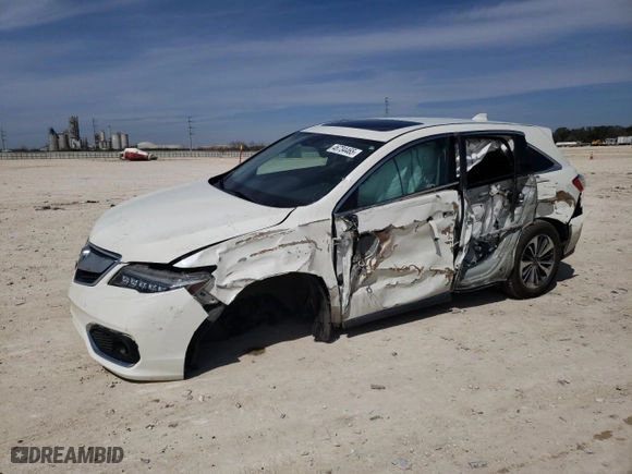 2018 Acura RDX w/Advance Pkg with VIN 5J8TB4H72JL005718, listed as a Copart auction lot 46734465 with 0 mi miles and Salvage Title. Bid and sale history available at carsss.com. Image 1.