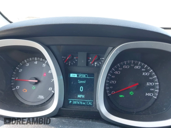 2013 Chevrolet Equinox LT with VIN 2GNALPEK9D6283453, listed as a IAAI auction lot 42133256 with 87,476 mi miles and . Bid and sale history available at DreamBid. Image 7.