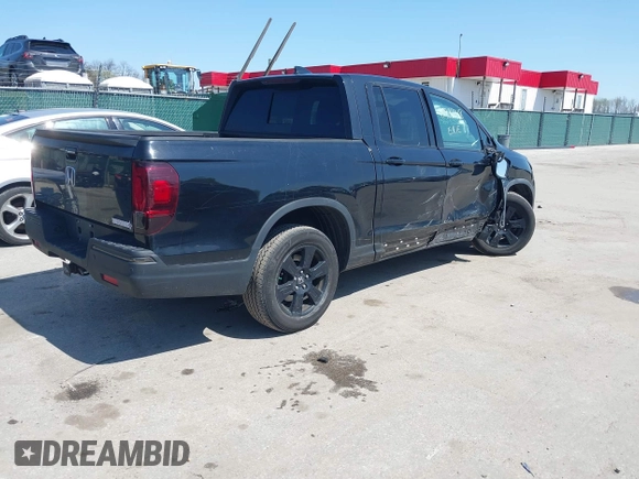 2019 Honda Ridgeline Black Edition with VIN 5FPYK3F82KB014781, listed as a IAAI auction lot 41937248 with 114,616 mi miles and . Bid and sale history available at DreamBid. Image 4.